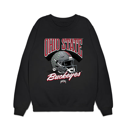 Ohio State - NCAA Football : Dre Quinn - Vintage Helmet Premium Crewneck Sweatshirt-0