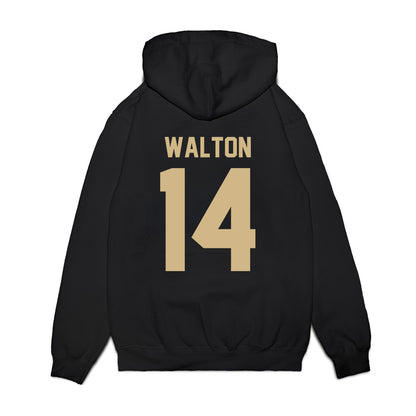 Wake Forest - NCAA Football : Tyler Walton - Vintage Helmet Premium Hooded Sweatshirt-1