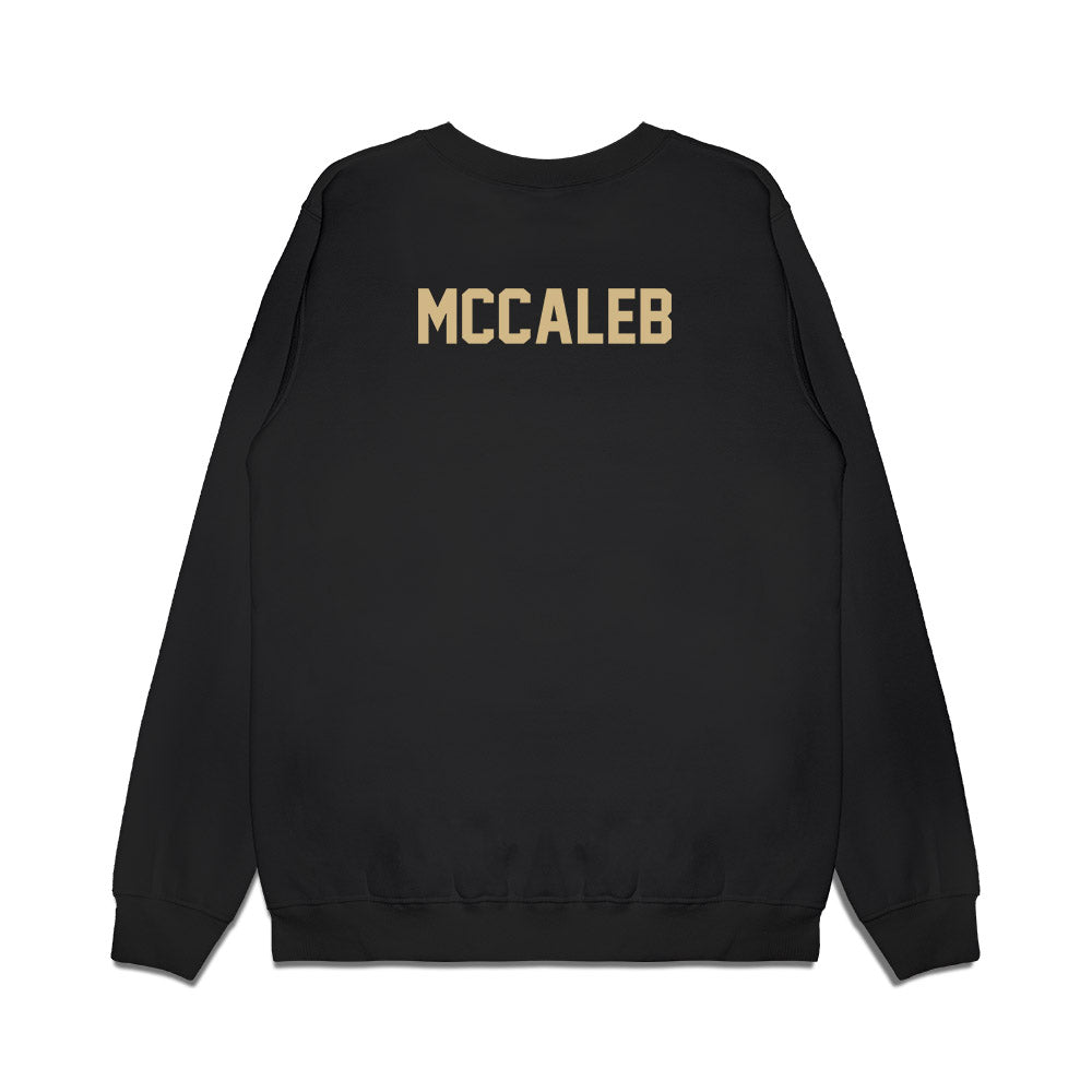 Wake Forest - NCAA Football : Kyndall McCaleb - Vintage Helmet Premium Crewneck Sweatshirt-1