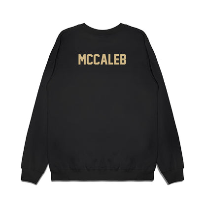 Wake Forest - NCAA Football : Kyndall McCaleb - Vintage Helmet Premium Crewneck Sweatshirt-1