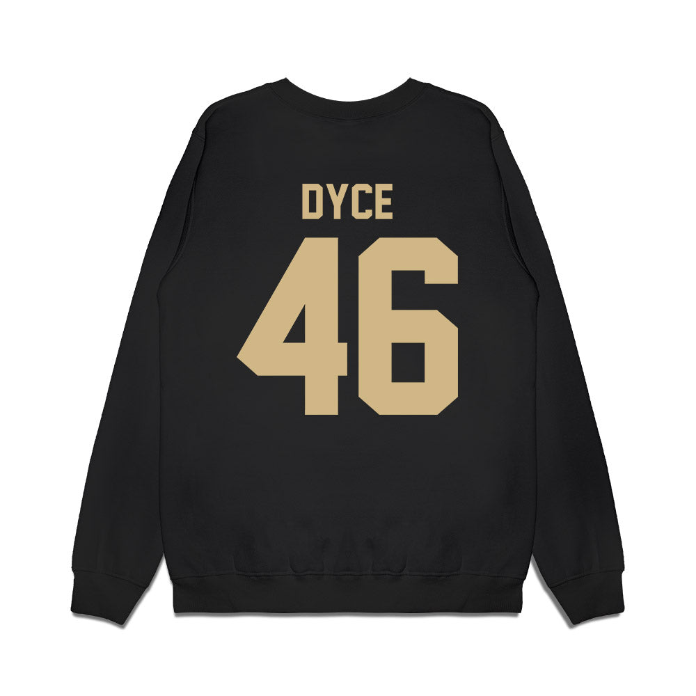 Wake Forest - NCAA Football : Deuce Dyce - Vintage Helmet Premium Crewneck Sweatshirt-1