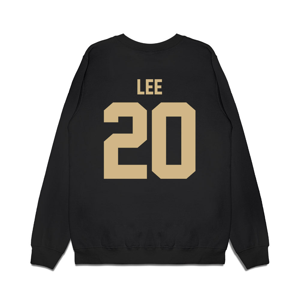 Wake Forest - NCAA Football : Kerrington Lee - Vintage Helmet Premium Crewneck Sweatshirt-1