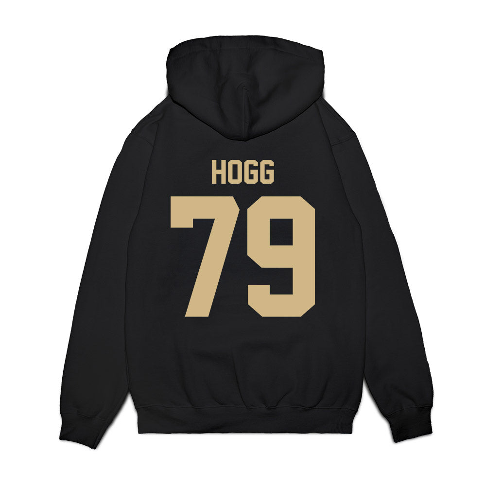 Wake Forest - NCAA Football : Langston Hogg - Vintage Helmet Premium Hooded Sweatshirt-1