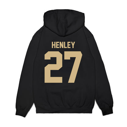Wake Forest - NCAA Football : Ryan Henley - Vintage Helmet Premium Hooded Sweatshirt-1