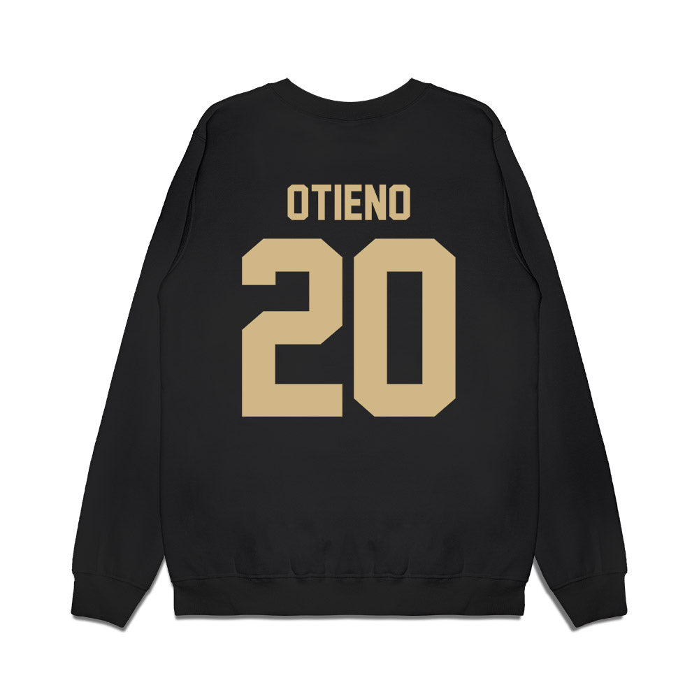 Wake Forest - NCAA Football : Elijah Otieno - Vintage Helmet Premium Crewneck Sweatshirt-1