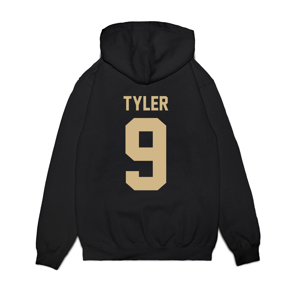 Wake Forest - NCAA Football : Chase Tyler - Vintage Helmet Premium Hooded Sweatshirt-1
