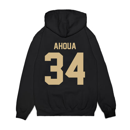 Wake Forest - NCAA Football : Micheal Ahoua - Vintage Helmet Premium Hooded Sweatshirt-1