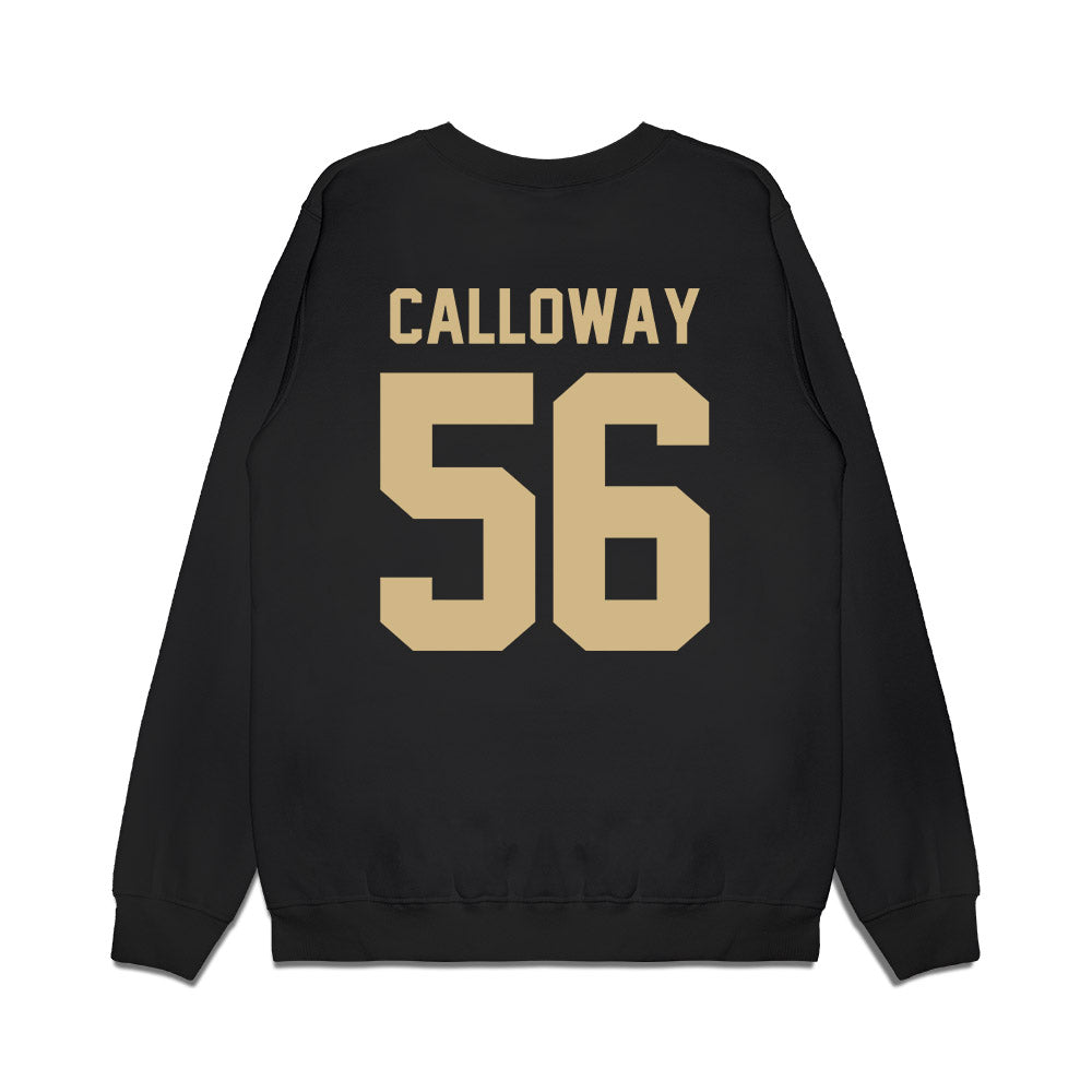 Wake Forest - NCAA Football : Ethan Calloway - Vintage Helmet Premium Crewneck Sweatshirt-1