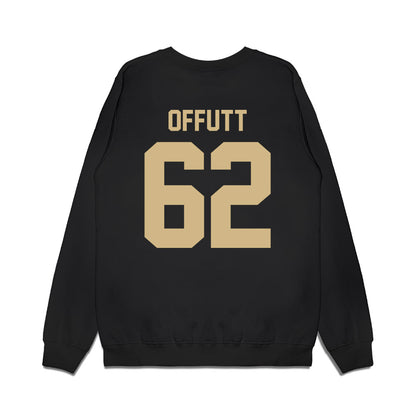 Wake Forest - NCAA Football : Jaishaun Offutt - Vintage Helmet Premium Crewneck Sweatshirt-1