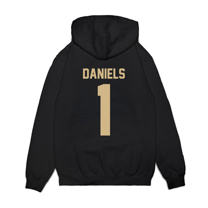 Wake Forest - NCAA Football : Kahnen Daniels - Vintage Helmet Premium Hooded Sweatshirt-1