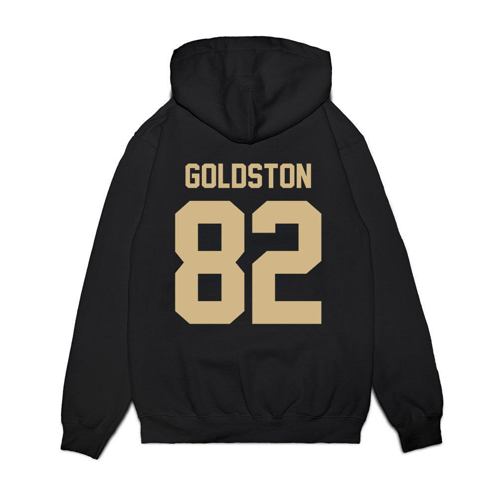 Wake Forest - NCAA Football : Devin Goldston - Vintage Helmet Premium Hooded Sweatshirt-1