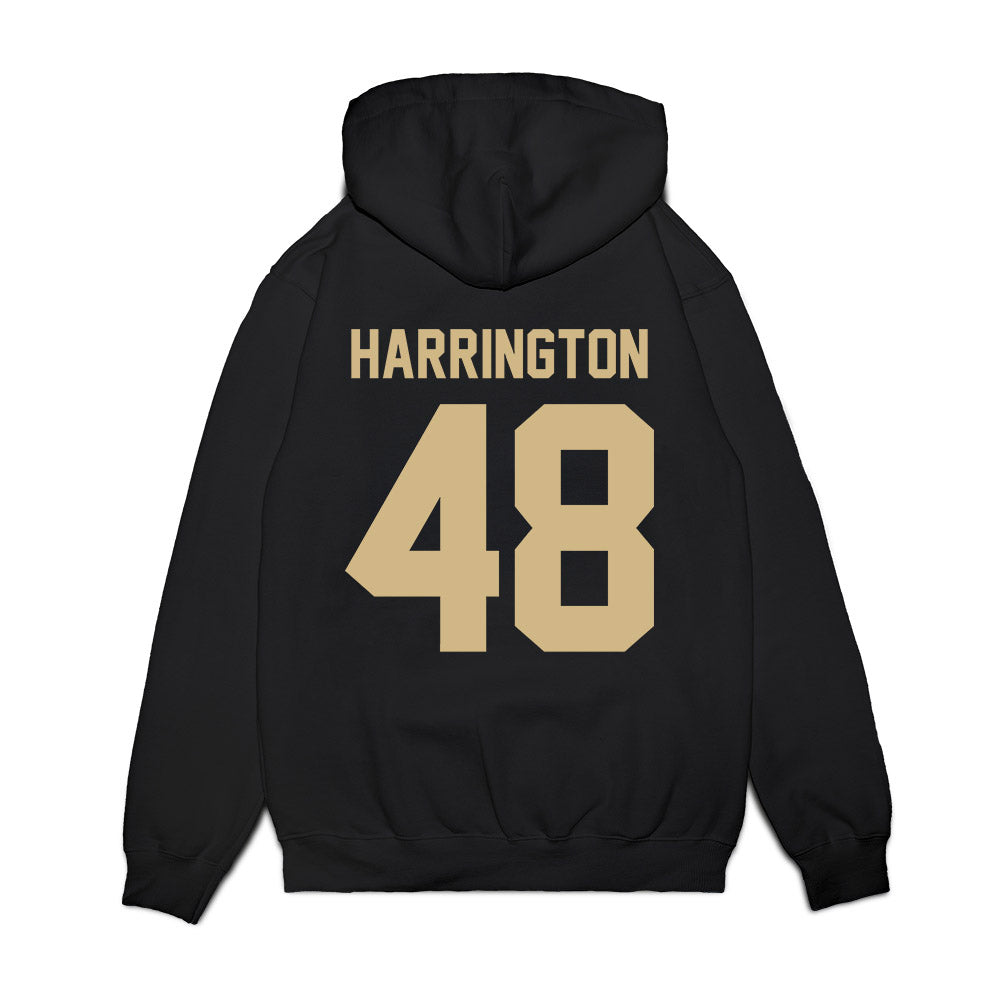 Wake Forest - NCAA Football : Ryan Harrington - Vintage Helmet Premium Hooded Sweatshirt-1
