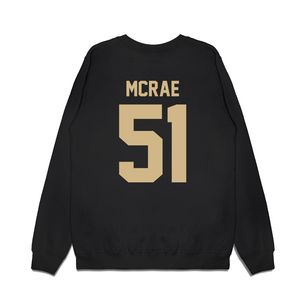Wake Forest - NCAA Football : Devin McRae - Vintage Helmet Premium Crewneck Sweatshirt-1