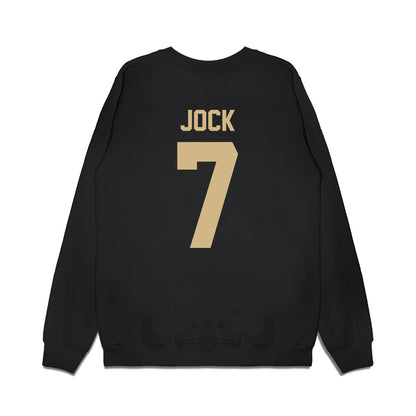 Wake Forest - NCAA Football : Buom Jock - Vintage Helmet Premium Crewneck Sweatshirt-1
