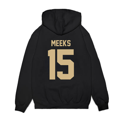 Wake Forest - NCAA Football : Antonio Meeks - Vintage Helmet Premium Hooded Sweatshirt-1