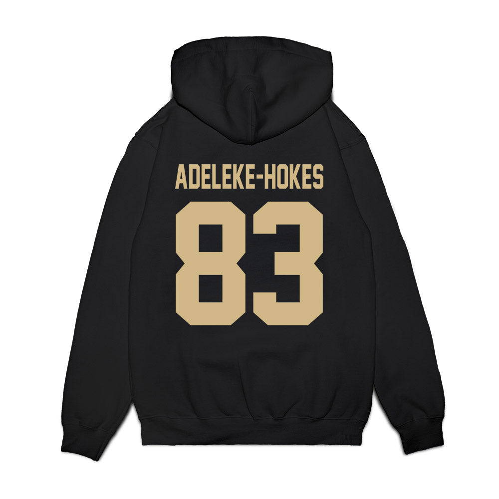 Wake Forest - NCAA Football : Kobe Adeleke-Hokes - Vintage Helmet Premium Hooded Sweatshirt-1