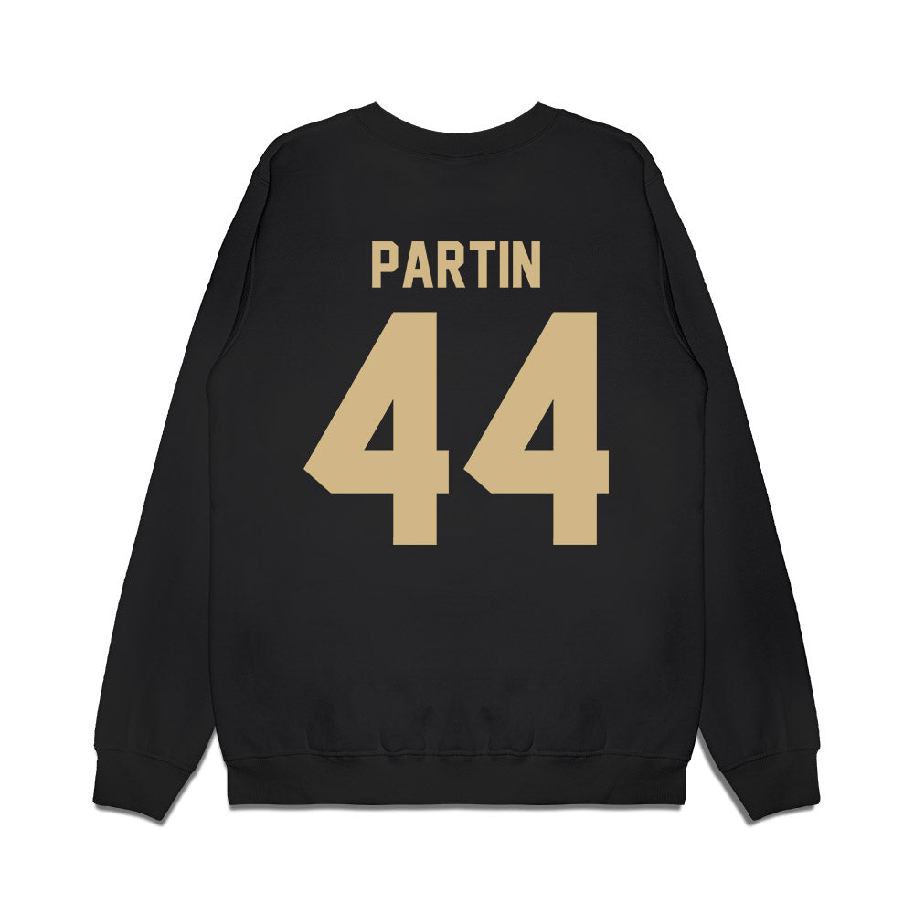 Wake Forest - NCAA Football : Monroe Partin - Vintage Helmet Premium Crewneck Sweatshirt-1
