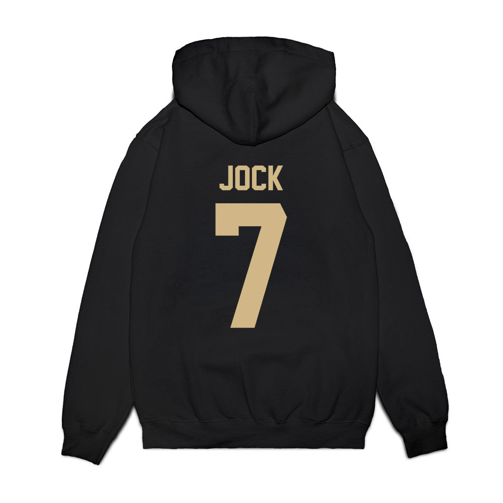 Wake Forest - NCAA Football : Buom Jock - Vintage Helmet Premium Hooded Sweatshirt-1