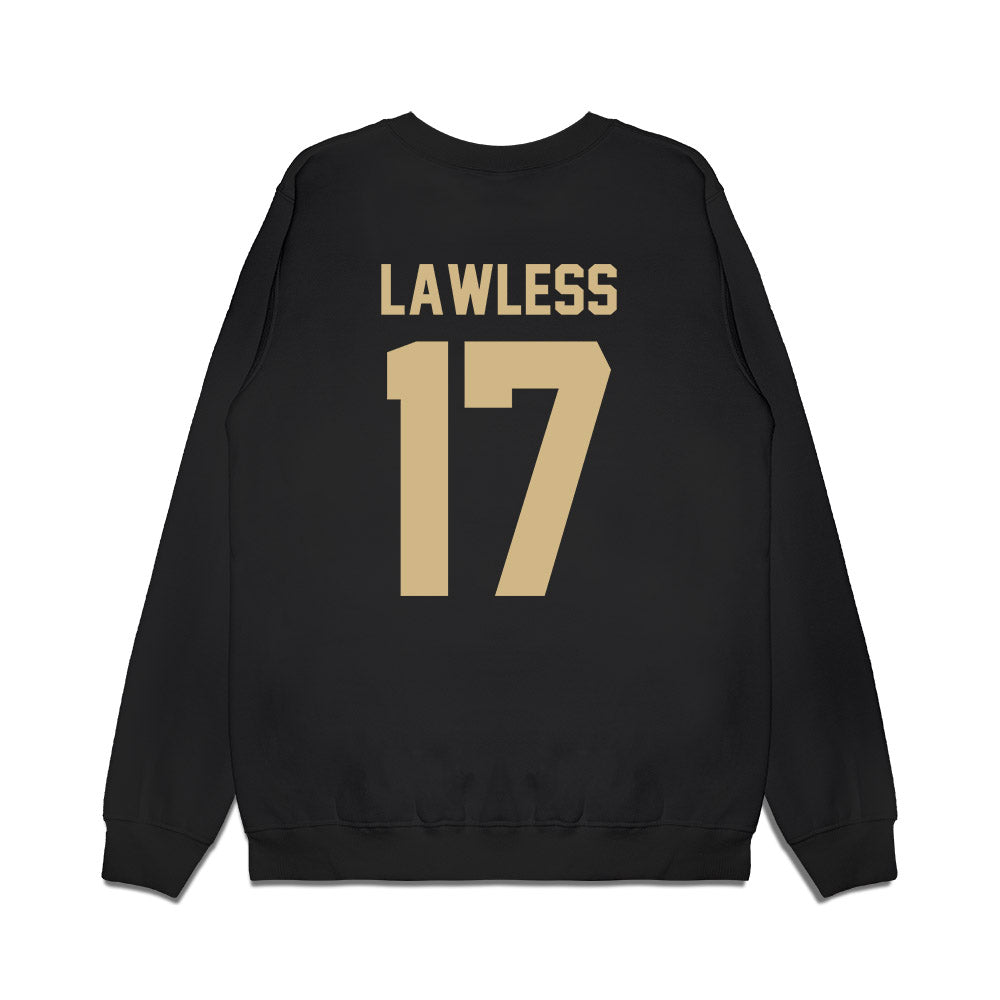 Wake Forest - NCAA Football : Grant Lawless - Vintage Helmet Premium Crewneck Sweatshirt-1