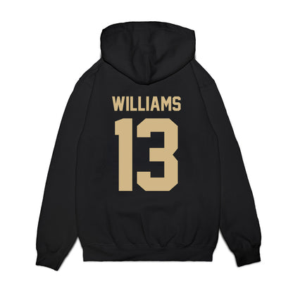 Wake Forest - NCAA Football : Ashaad Williams - Vintage Helmet Premium Hooded Sweatshirt-1