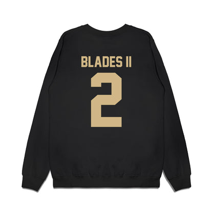 Wake Forest - NCAA Football : Brian Blades II - Vintage Helmet Premium Crewneck Sweatshirt-1