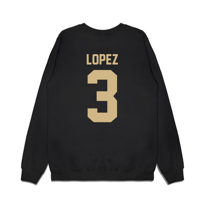 Wake Forest - NCAA Football : Gio Lopez - Vintage Helmet Premium Crewneck Sweatshirt-1