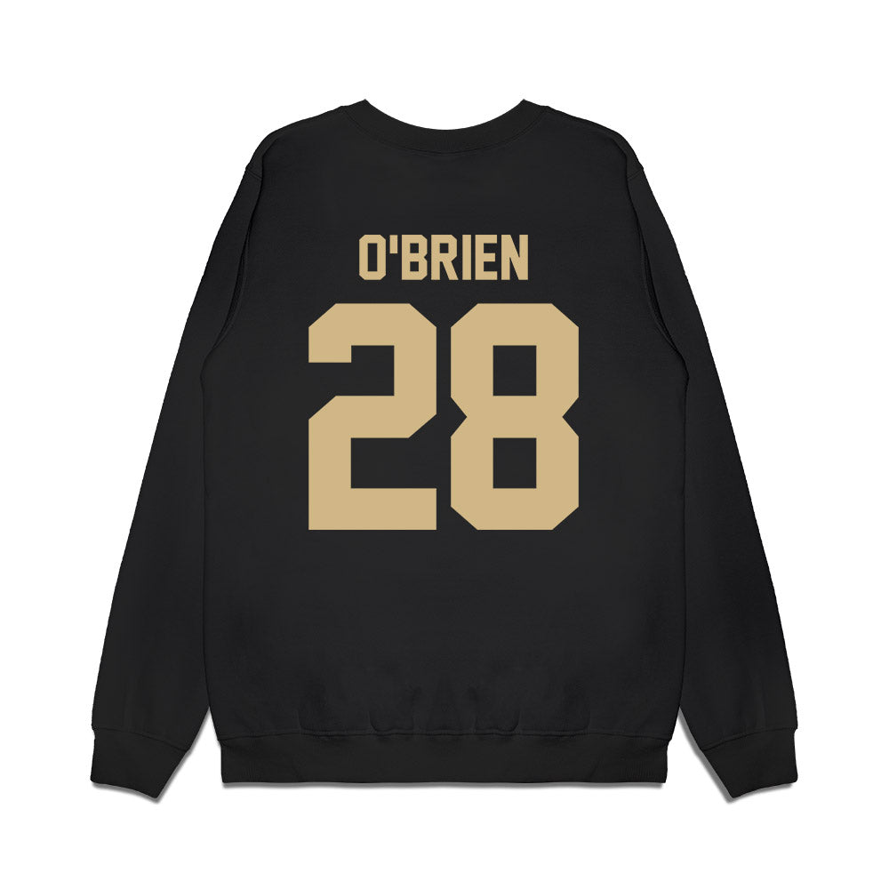 Wake Forest - NCAA Football : Hugh O'Brien - Vintage Helmet Premium Crewneck Sweatshirt-1
