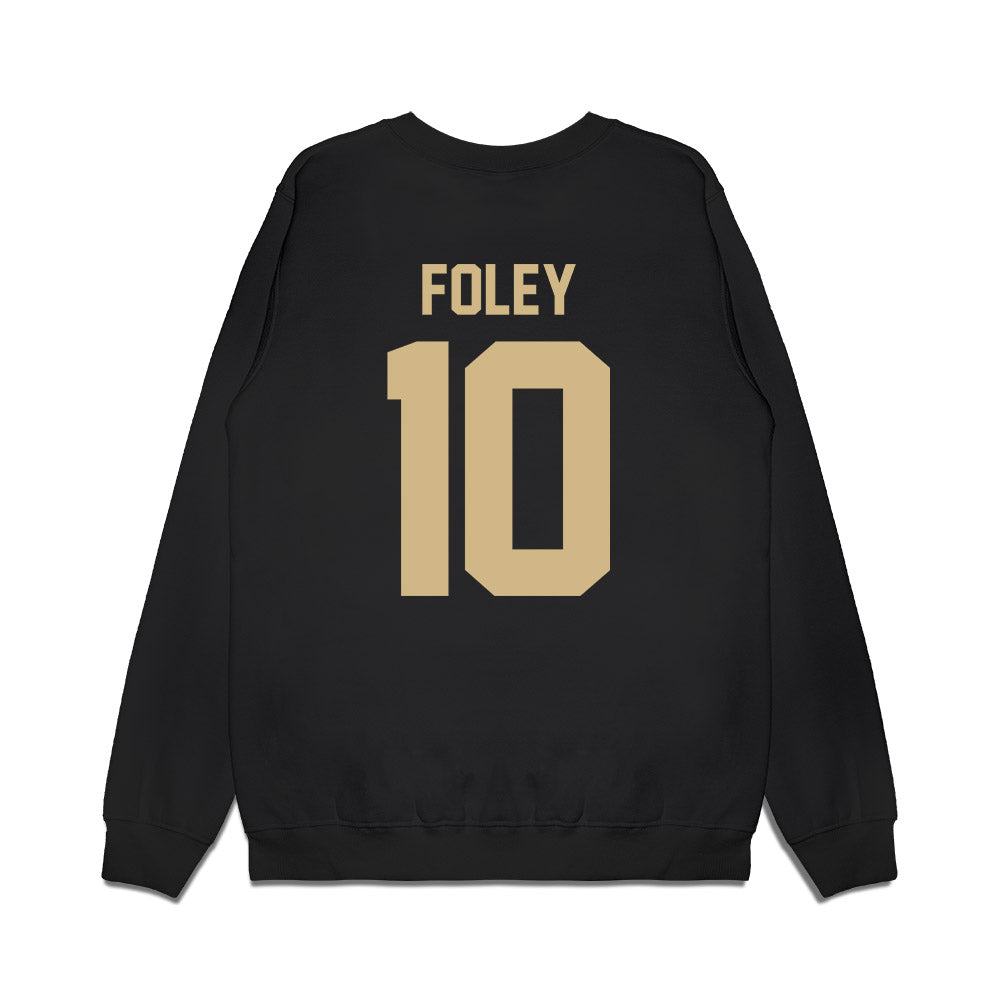 Wake Forest - NCAA Football : Jack Foley - Vintage Helmet Premium Crewneck Sweatshirt-1