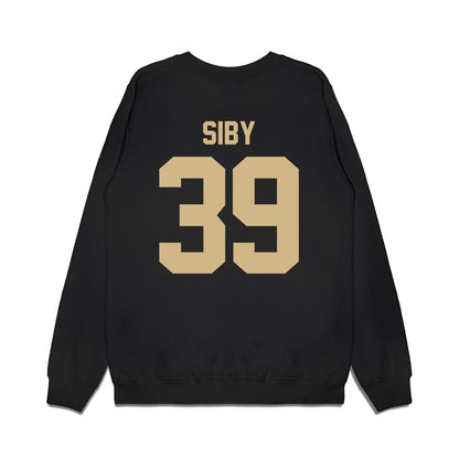 Wake Forest - NCAA Football : Mahamadou Siby - Vintage Helmet Premium Crewneck Sweatshirt-1