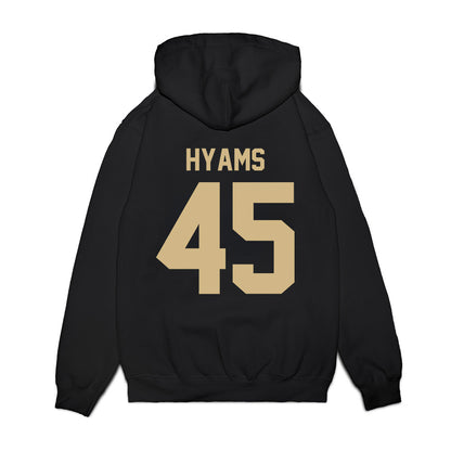 Wake Forest - NCAA Football : Ethan Hyams - Vintage Helmet Premium Hooded Sweatshirt-1