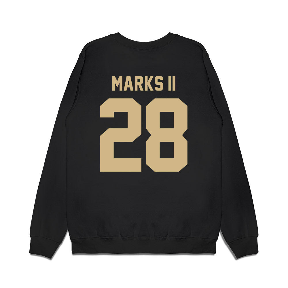 Wake Forest - NCAA Football : Aj Marks II - Vintage Helmet Premium Crewneck Sweatshirt-1