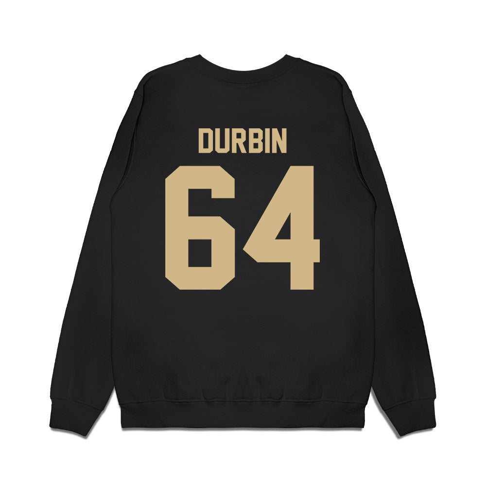 Wake Forest - NCAA Football : Dylan Durbin - Vintage Helmet Premium Crewneck Sweatshirt-1