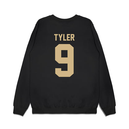 Wake Forest - NCAA Football : Chase Tyler - Vintage Helmet Premium Crewneck Sweatshirt-1
