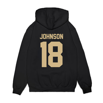 Wake Forest - NCAA Football : DJ Johnson - Vintage Helmet Premium Hooded Sweatshirt-1