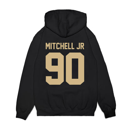 Wake Forest - NCAA Football : Sydir Mitchell jr - Vintage Helmet Premium Hooded Sweatshirt-1