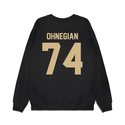 Wake Forest - NCAA Football : John Ohnegian - Vintage Helmet Premium Crewneck Sweatshirt-1