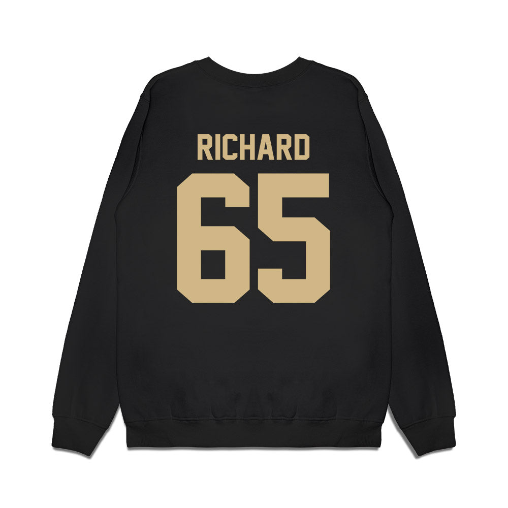 Wake Forest - NCAA Football : Clinton Richard - Vintage Helmet Premium Crewneck Sweatshirt-1