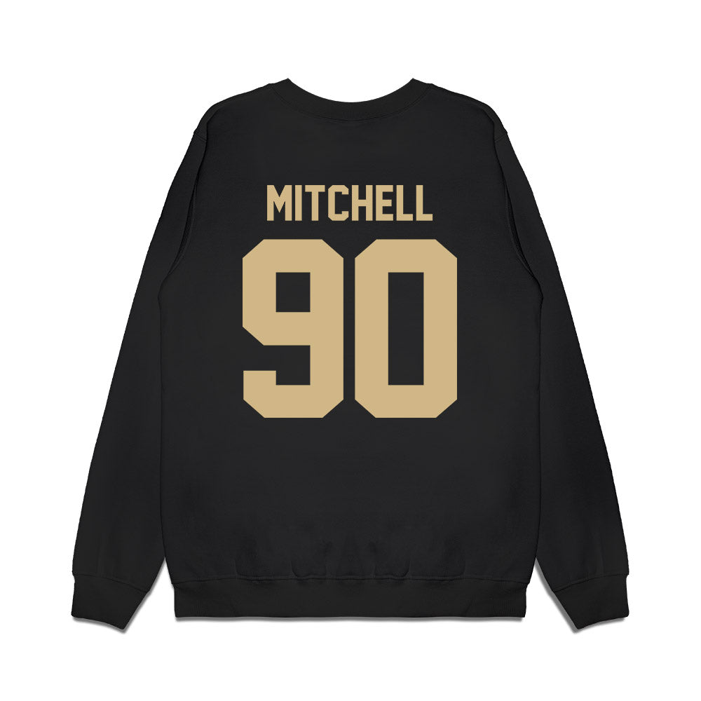 Wake Forest - NCAA Football : Sydir Mitchell - Vintage Helmet Premium Crewneck Sweatshirt-1