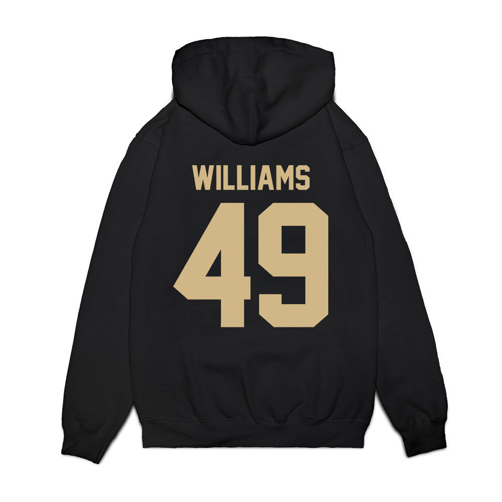Wake Forest - NCAA Football : Eric Williams - Vintage Helmet Premium Hooded Sweatshirt-1