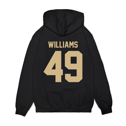 Wake Forest - NCAA Football : Eric Williams - Vintage Helmet Premium Hooded Sweatshirt-1