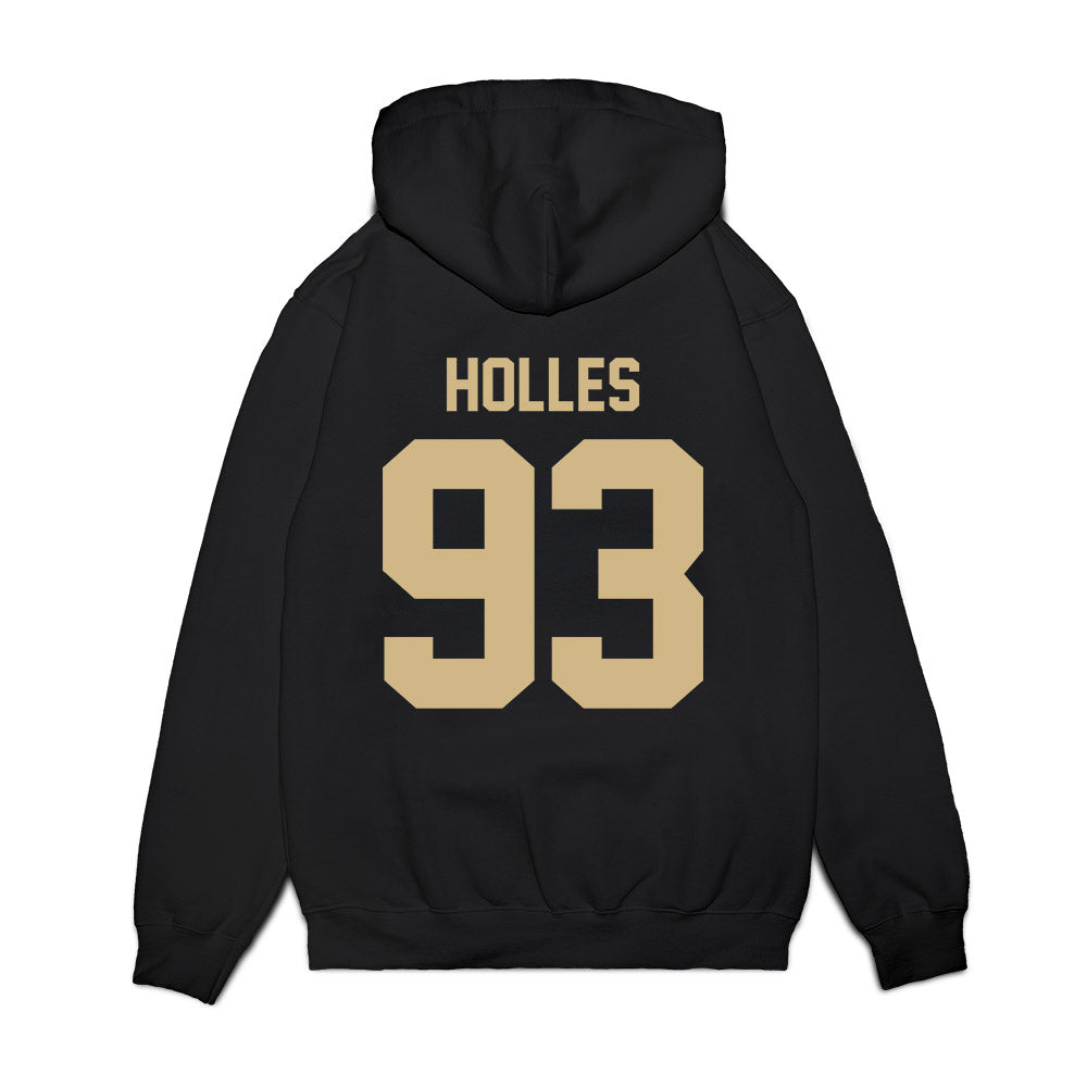 Wake Forest - NCAA Football : Cade Holles - Vintage Helmet Premium Hooded Sweatshirt-1
