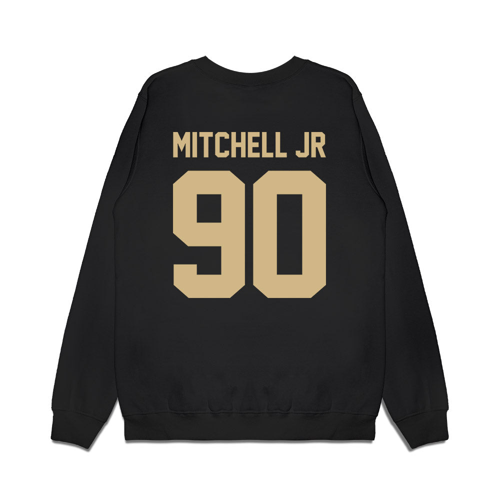 Wake Forest - NCAA Football : Sydir Mitchell jr - Vintage Helmet Premium Crewneck Sweatshirt-1