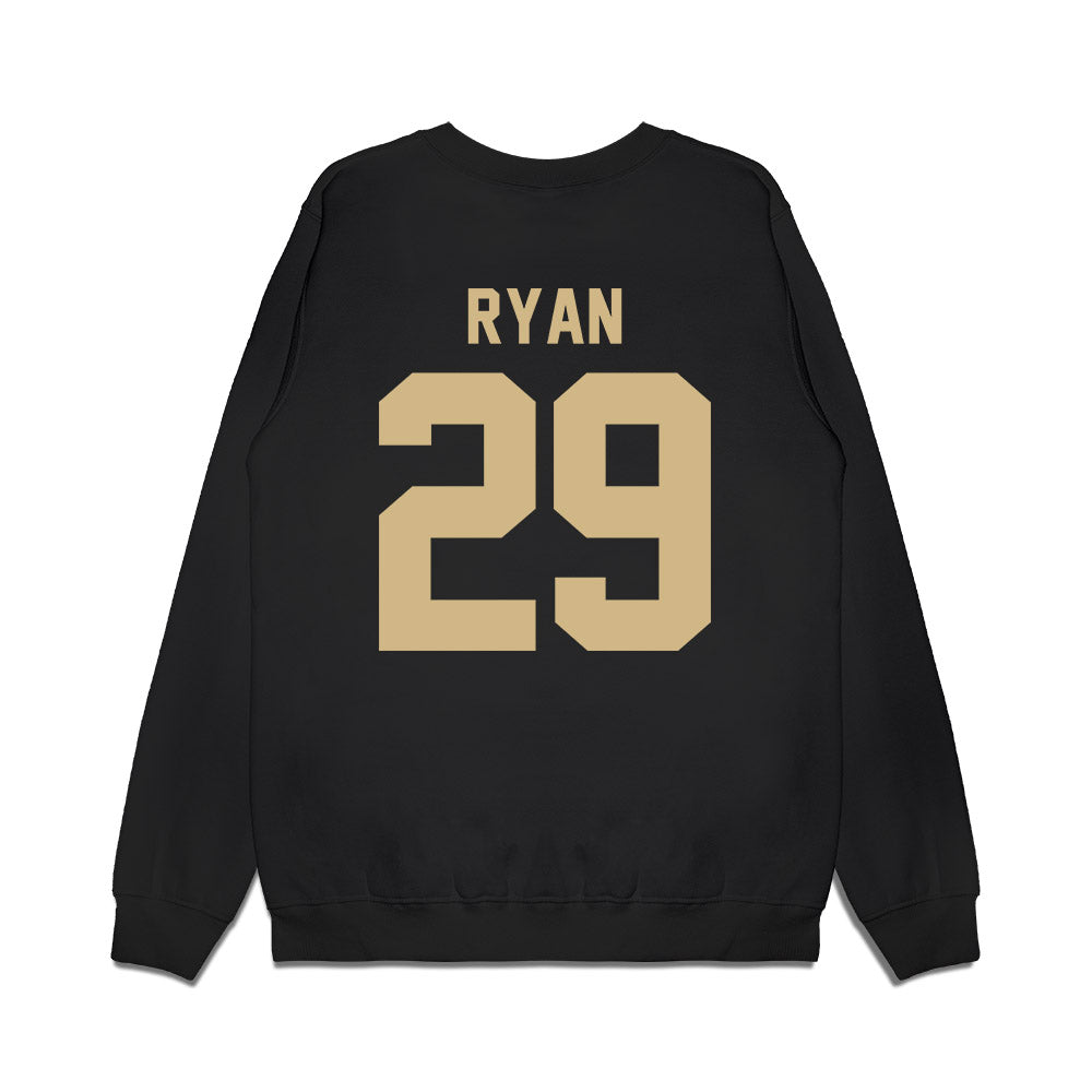 Wake Forest - NCAA Football : Jake Ryan - Vintage Helmet Premium Crewneck Sweatshirt-1