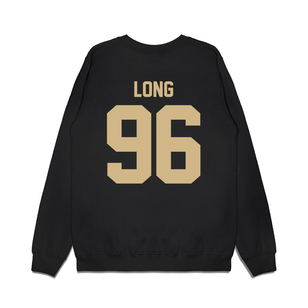 Wake Forest - NCAA Football : Cooper Long - Vintage Helmet Premium Crewneck Sweatshirt-1