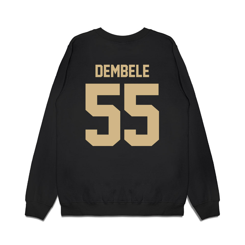 Wake Forest - NCAA Football : Kadear Dembele - Vintage Helmet Premium Crewneck Sweatshirt-1