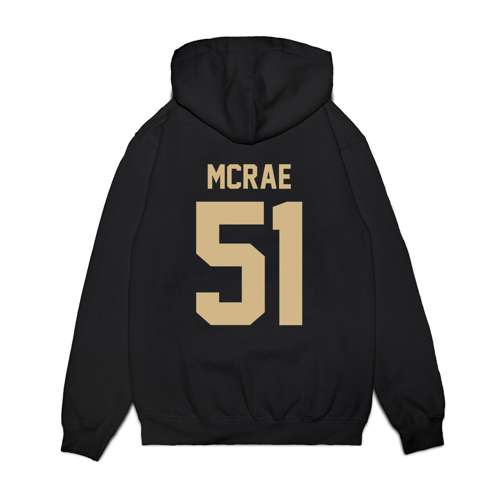 Wake Forest - NCAA Football : Devin McRae - Vintage Helmet Premium Hooded Sweatshirt-1