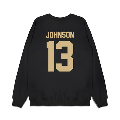 Wake Forest - NCAA Football : Billy Johnson - Vintage Helmet Premium Crewneck Sweatshirt-1