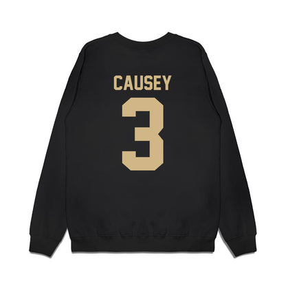 Wake Forest - NCAA Football : Bernard Causey - Vintage Helmet Premium Crewneck Sweatshirt-1
