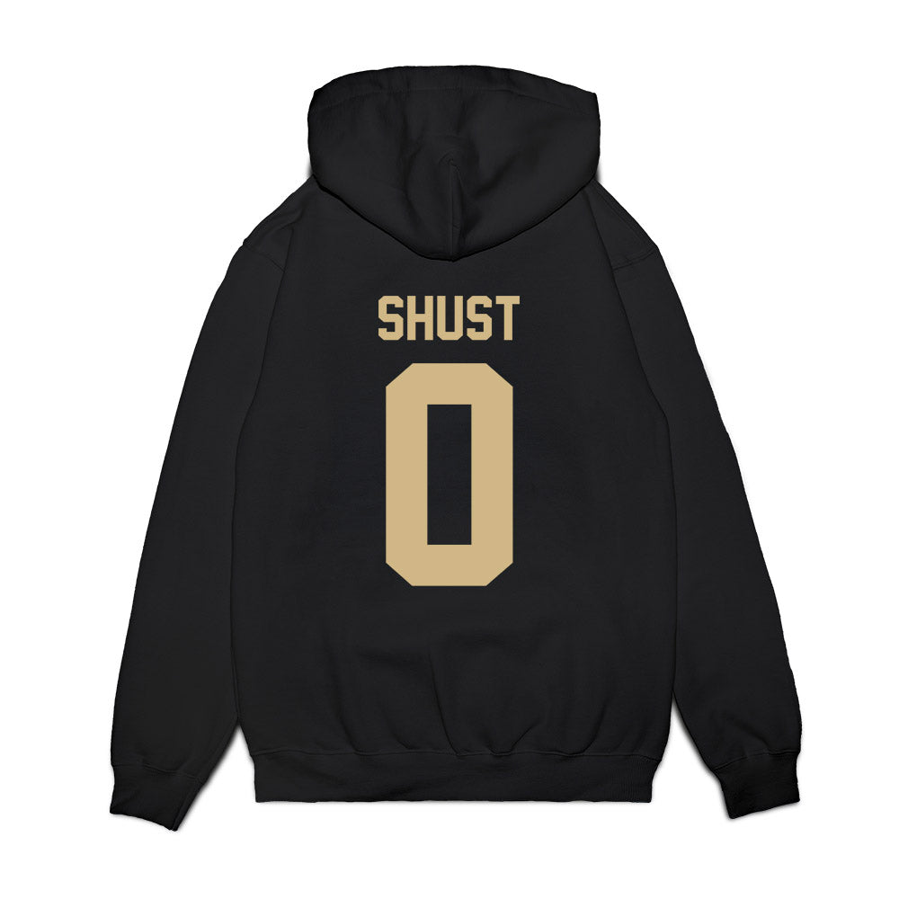 Wake Forest - NCAA Football : Brady Shust - Vintage Helmet Premium Hooded Sweatshirt-1