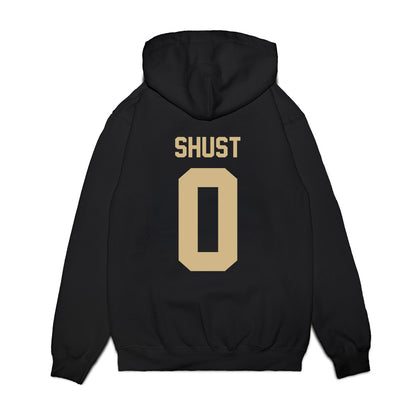 Wake Forest - NCAA Football : Brady Shust - Vintage Helmet Premium Hooded Sweatshirt-1